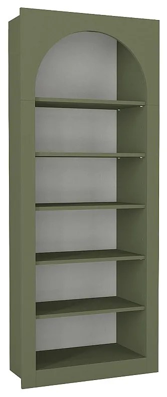 Regał z 6 przegródkami  - Kaki - CYMORA