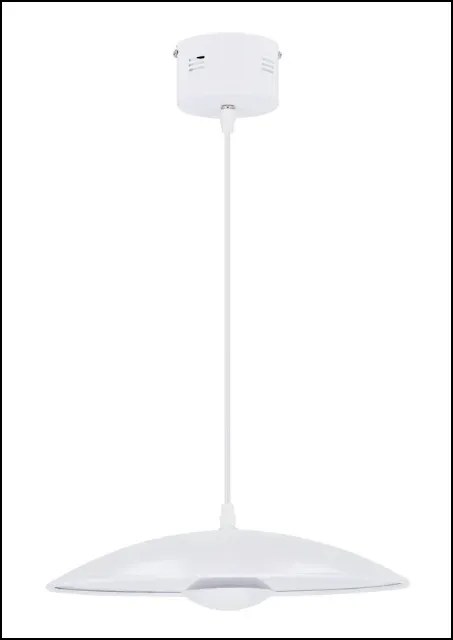 Biała lampa wisząca - K301 D3-H87