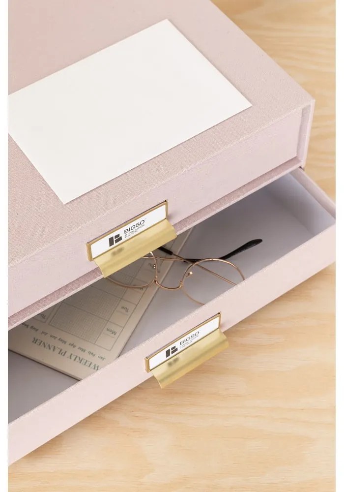 Kartonowy organizer z szufladką Birger Restore Paper Laminate – Bigso