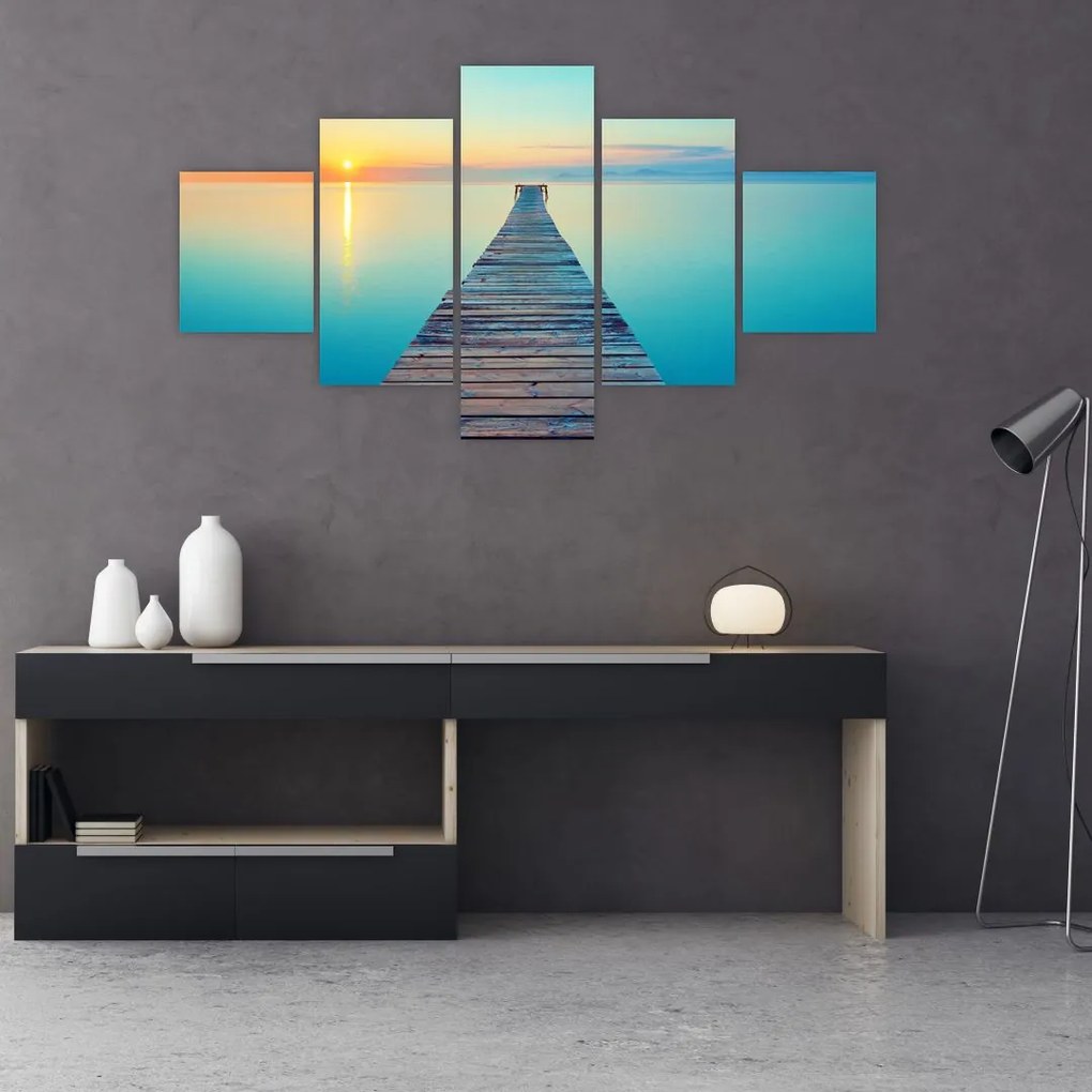 Obraz - Molo do nieskończoności (125x70 cm)