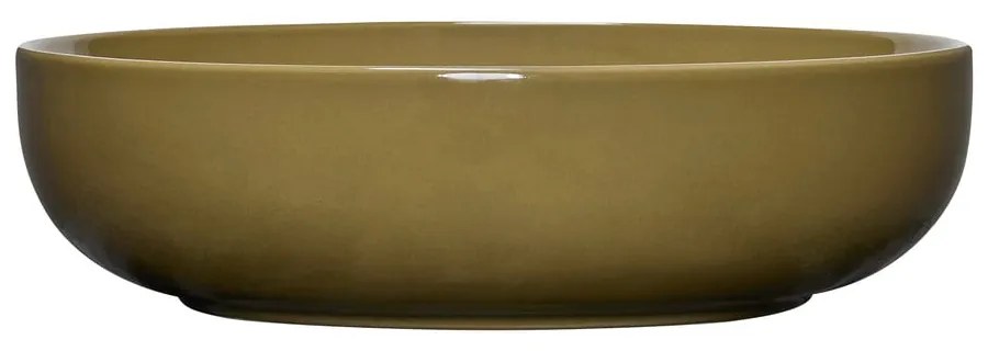 Kamionkowa miska do serwowania w kolorze khaki ø 28 cm Amare – Hübsch