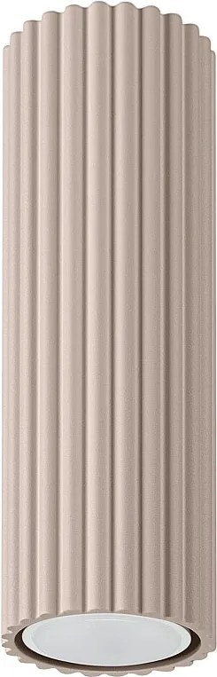 Lampa Sufitowa Minimalistyczny Karbon, Aluminium - 1 Źródło - L.6.5 X H.20 Cm - Taupe