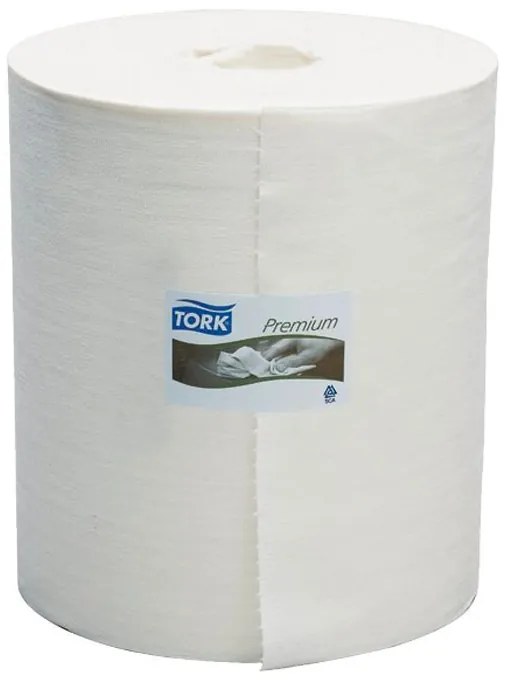 Czyściowe przemysłowe Tork Premium 510 Combi rolka, białe, szerokość 320 mm