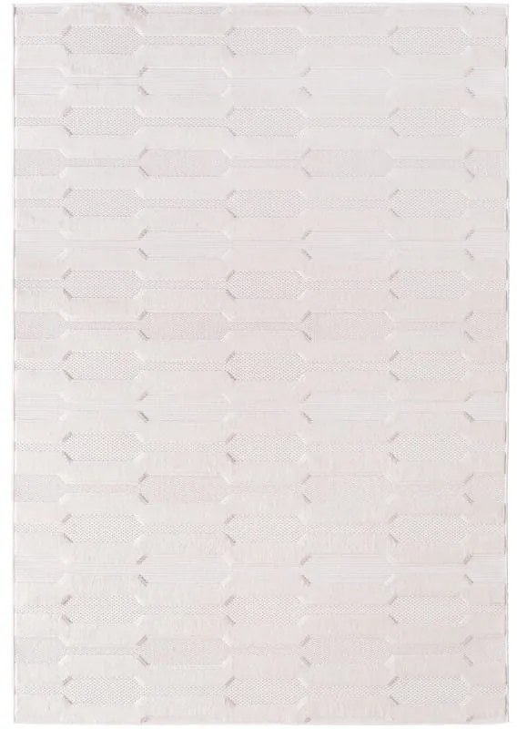 Dywan nowoczesny 3D Doha wielokąty kremowy 280 cm x 370 cm