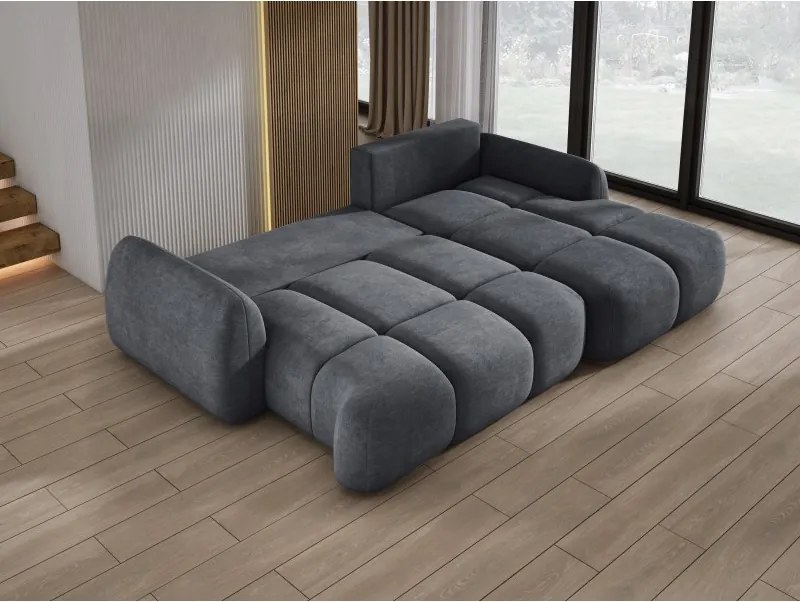 Narożnik COCO WIND z funkcją spania poduszkami i pojemnikiem CLOUD 91 WERSAL