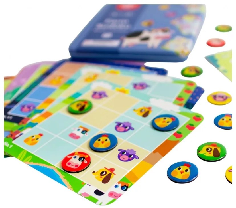 Tooky toy gra sudoku dla dzieci wersja farma