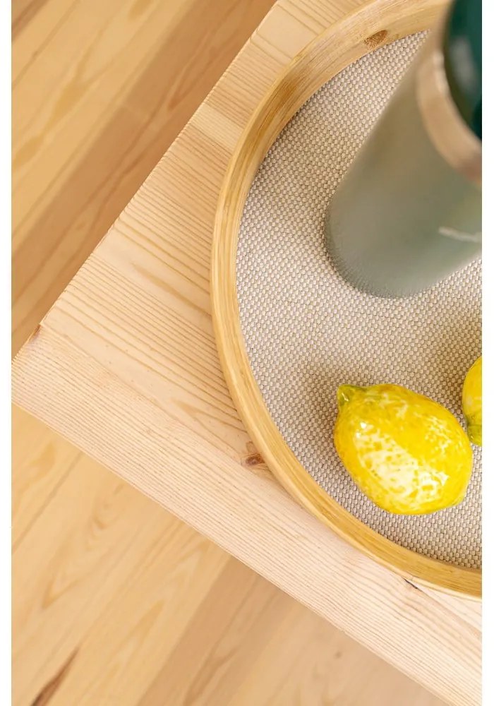 Brązowy stolik z litego drewna sosnowego 45x68 cm Japan – Karup Design