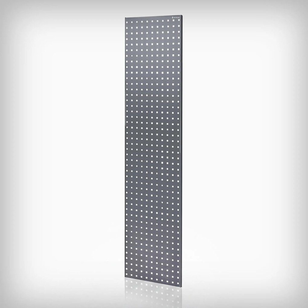 Tablica perforowana do regału: 2 sztuki antracytowa, 1800x20x420 mm: JOHNNY
