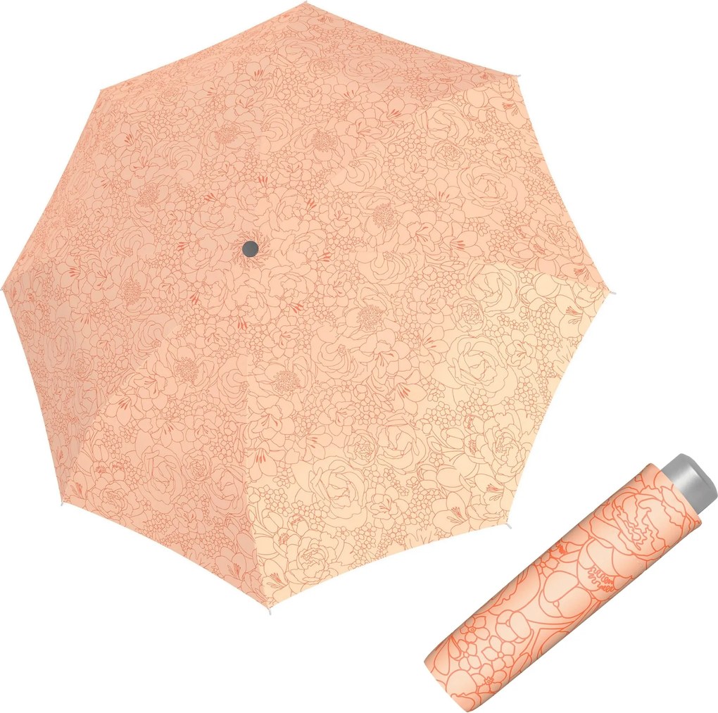 Doppler Mini Light Giardino Orange damski składany parasol