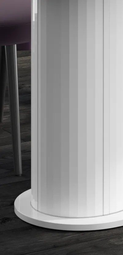 Rozkładany stół z owalnym blatem Cesaro Hubertus marmur połysk