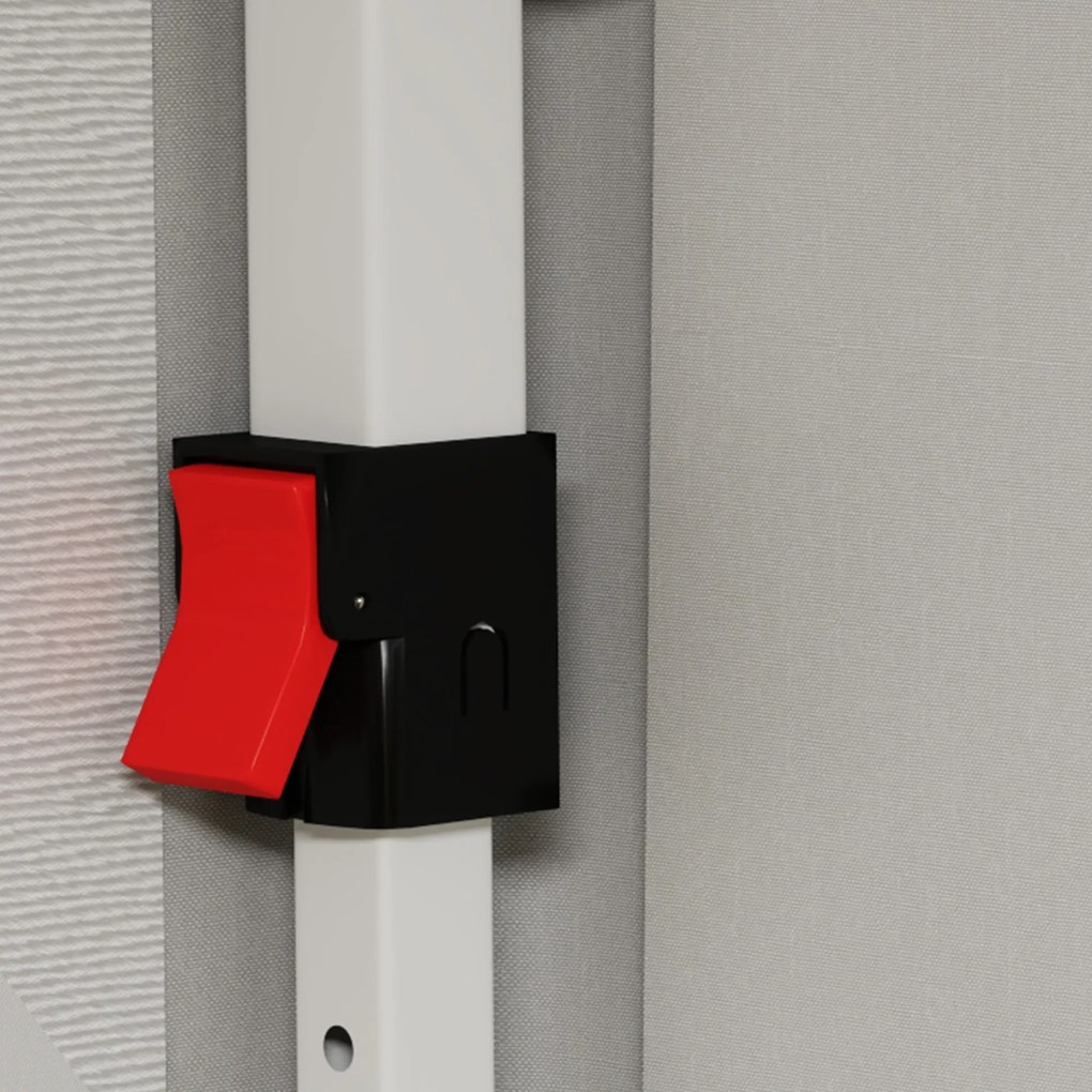 Outsunny Pawilon ok. 6x3 m, stabilny, odporny na zimę, pop-up składany pawilon z oknem, drzwiami na zamek błyskawiczny i ściankami bocznymi, ochrona UV | Aosom PL