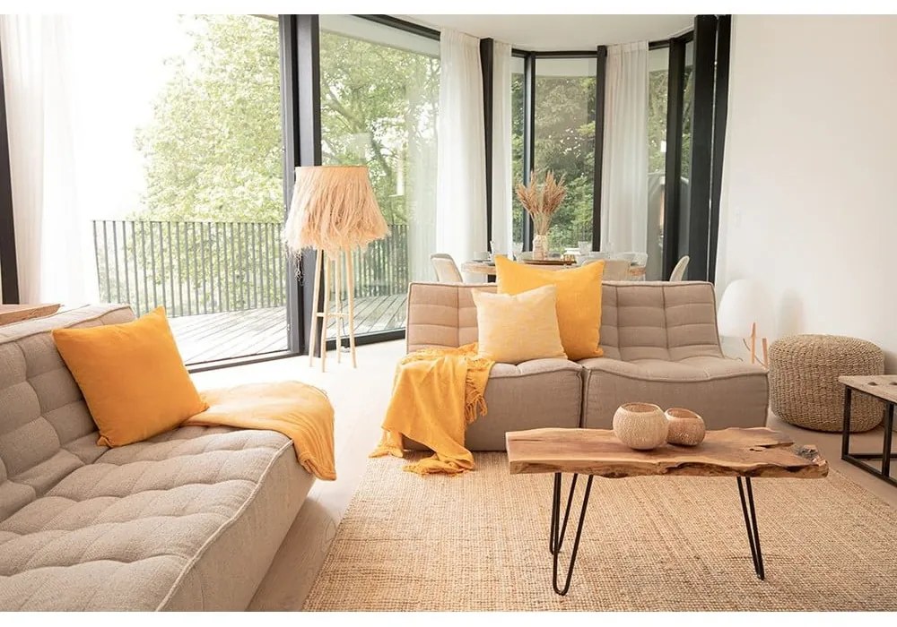 Bawełniany koc 130x160 cm Cotton Slub – Tiseco Home Studio