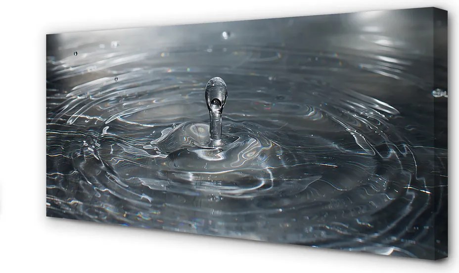 Duży obraz na płótnie Dynamika Kropli Wody