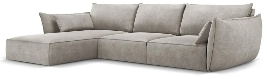 Jasnoszary narożnik (lewostronny) Vanda – Mazzini Sofas