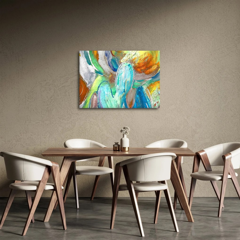 Obraz - Kolorowa abstrakcja (70x50 cm)