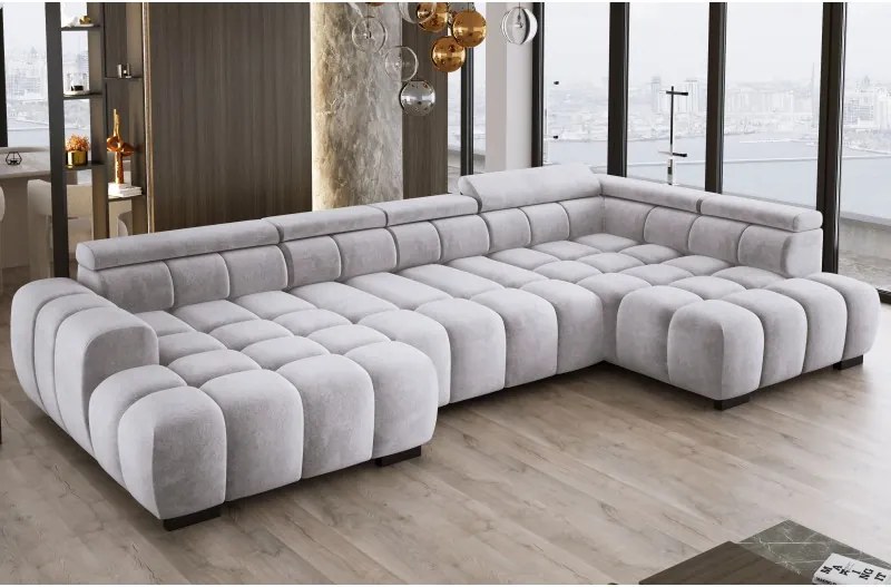 Narożnik BULL XL Prawostronny z elektryczną funkcją regulacji tkanina Salvador 14 WERSAL