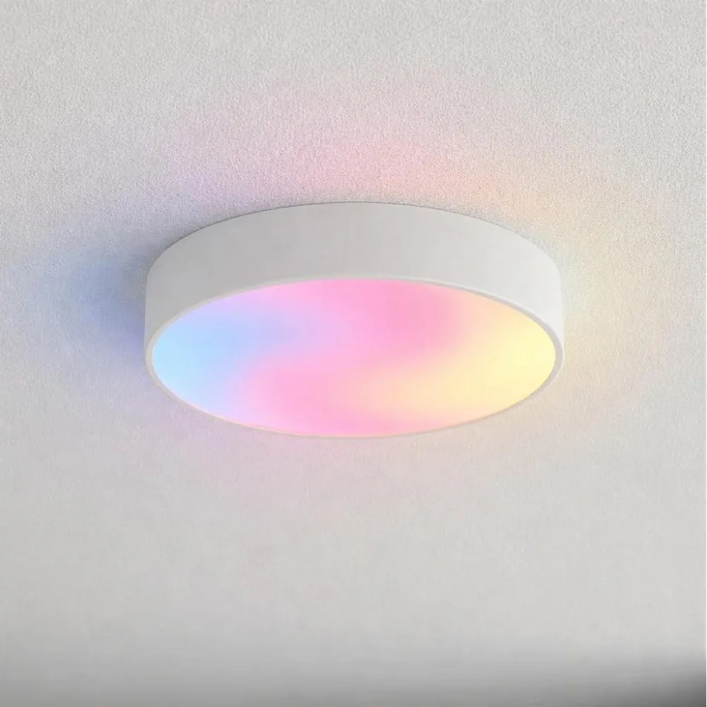 Brilagi - LED RGBW ściemnialny plafon łazienkowy CLARE 3xE27/9W/230V IP54 Wi-Fi biały