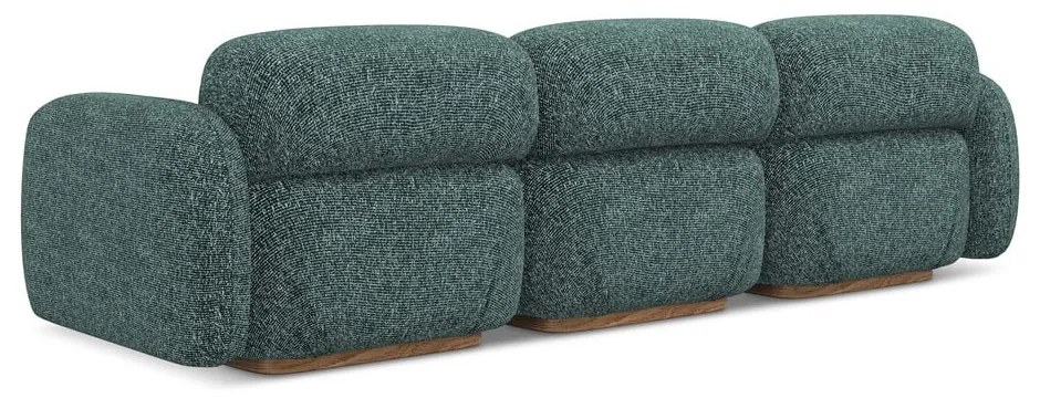 Turkusowa sofa modułowa 270 cm Ailani – Makamii