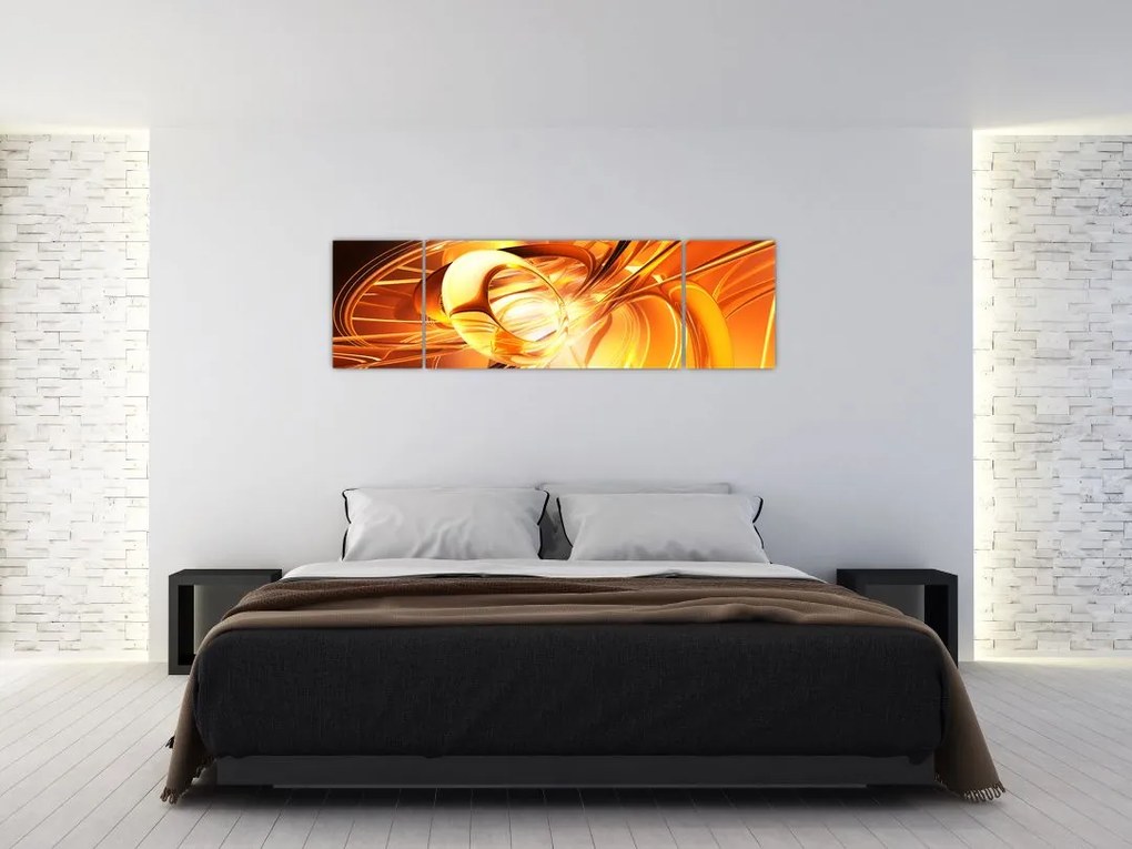 Obraz abstrakcji (170x50 cm)