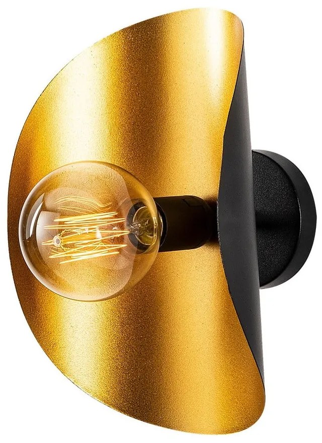 Kinkiet w czarno-złotym kolorze Sivani – Opviq lights