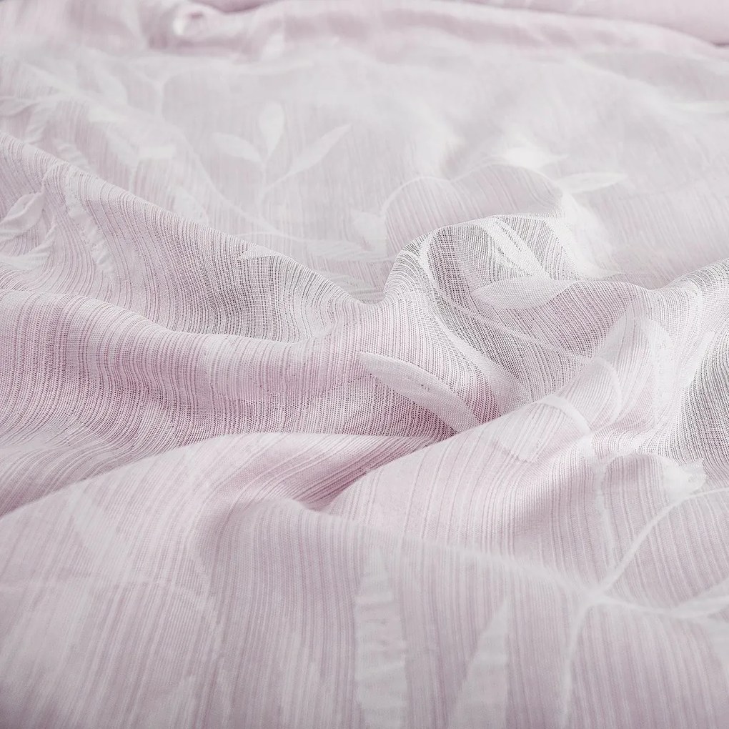 Pościel żakardowa Denver różowy, 140 x 200 cm, 70 x 90 cm