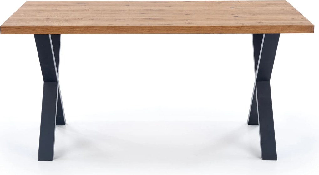 Rozkładany stół Xavier z blatem w okleinie naturalnej