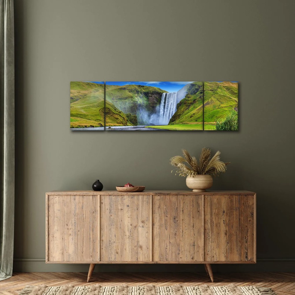 Obraz - Wodospad Seljalandsfoss (170x50 cm)