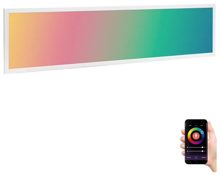 Aigostar - LED RGBW ściemnialny wpuszczany panel sufitowy MESH LED/36W/230V 120x30 cm