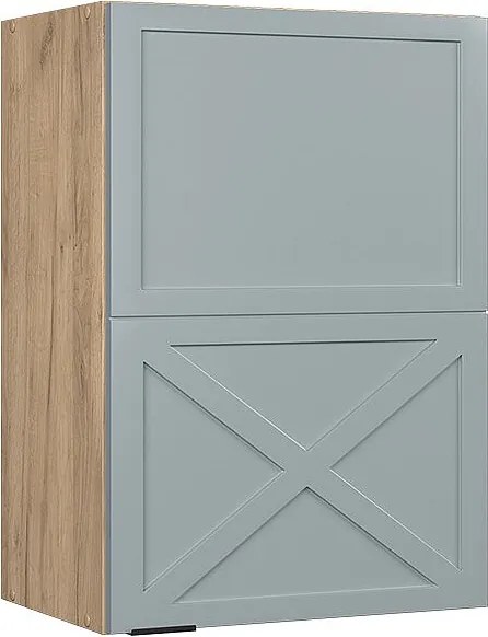 Szafka ścienna jasnoniebiesko-szary 50x34.1x72 fame-line