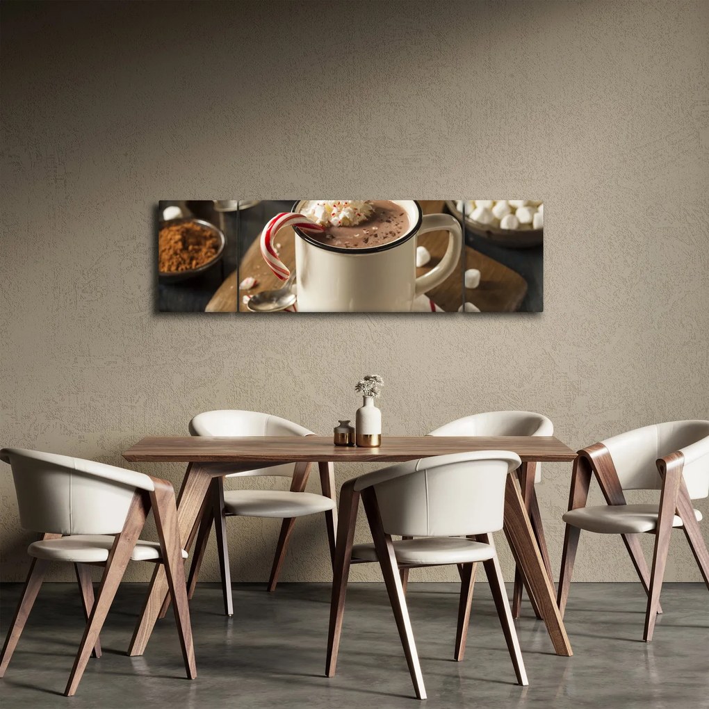 Obraz - Gorąca czekolada (170x50 cm)