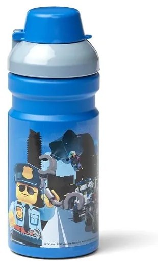 Dziecięca niebieska butelka na wodę LEGO® City, 390 ml