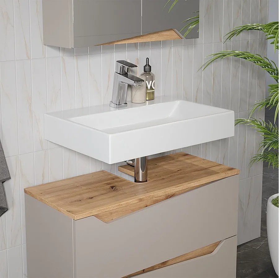 Szafka na wannę szary 80x35x57.5 marelle