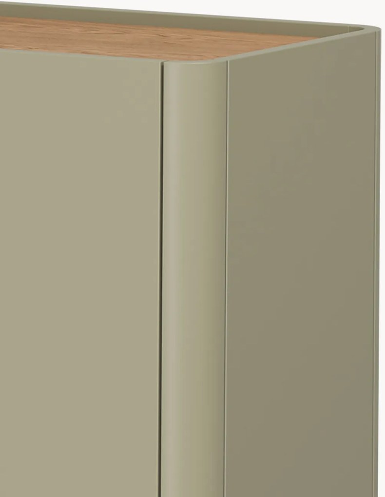 Komoda Elivo 150 cm z szufladami - eukaliptus / dąb baltic dune