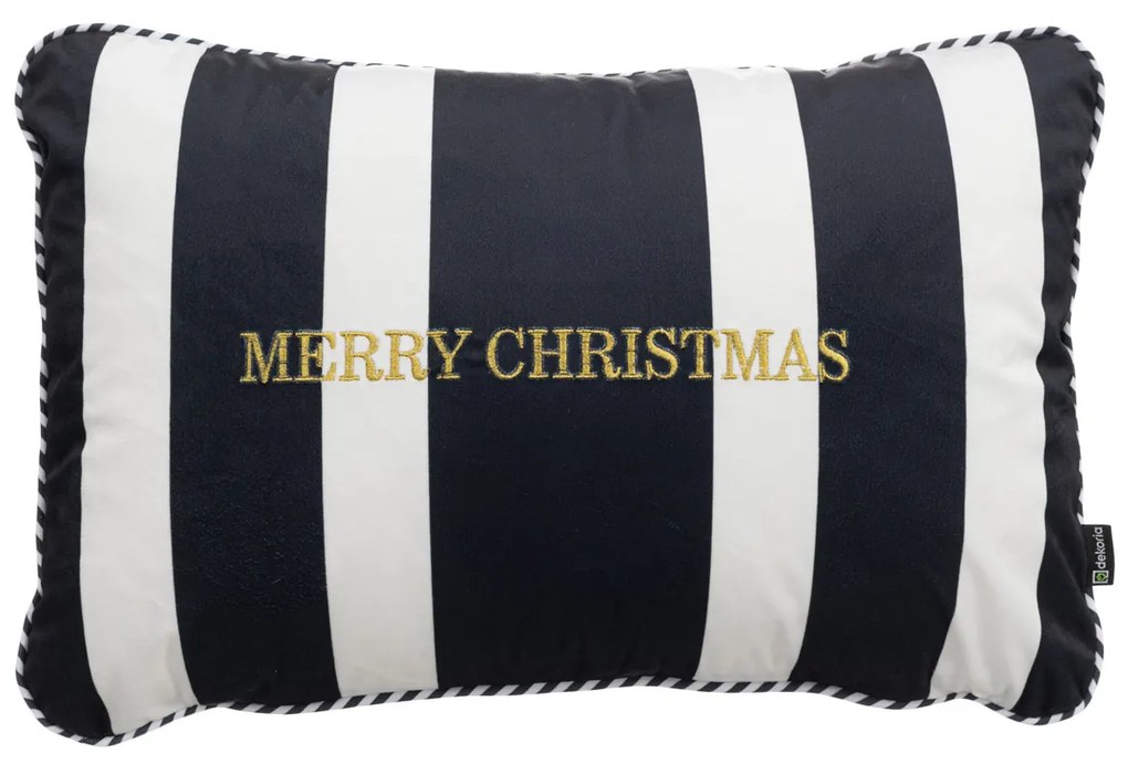 Poszewka na poduszkę Black &amp; White Noel 60x40 cm