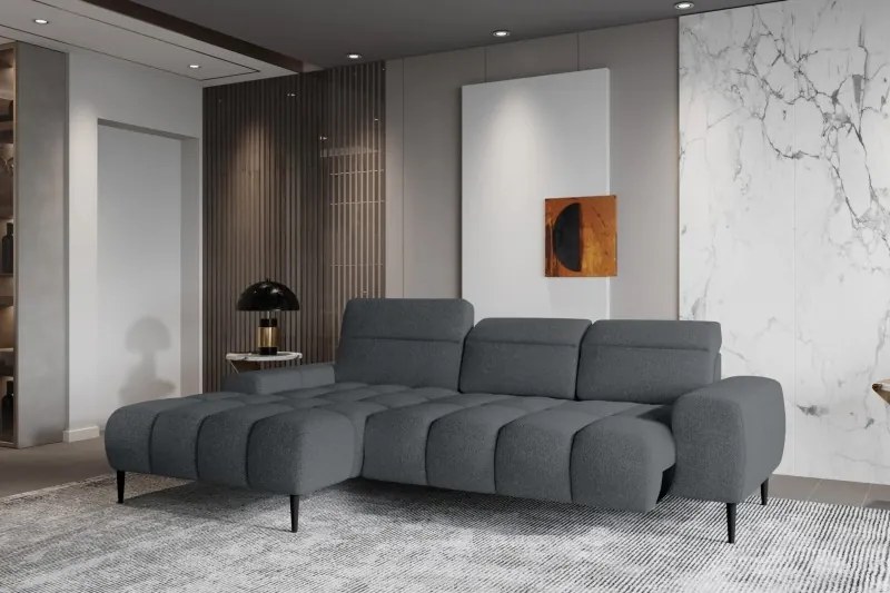 Narożnik GIANO S układ L z elektryczną regulacją siedziska WERSAL