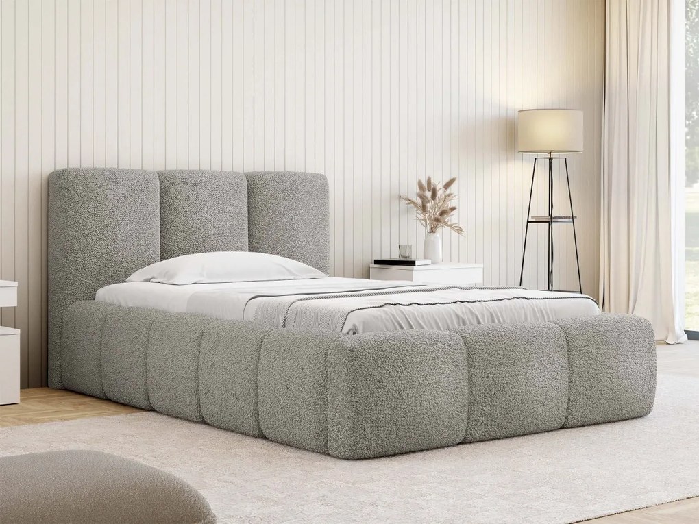 Łóżko tapicerowane Ubipra 90 Boucle