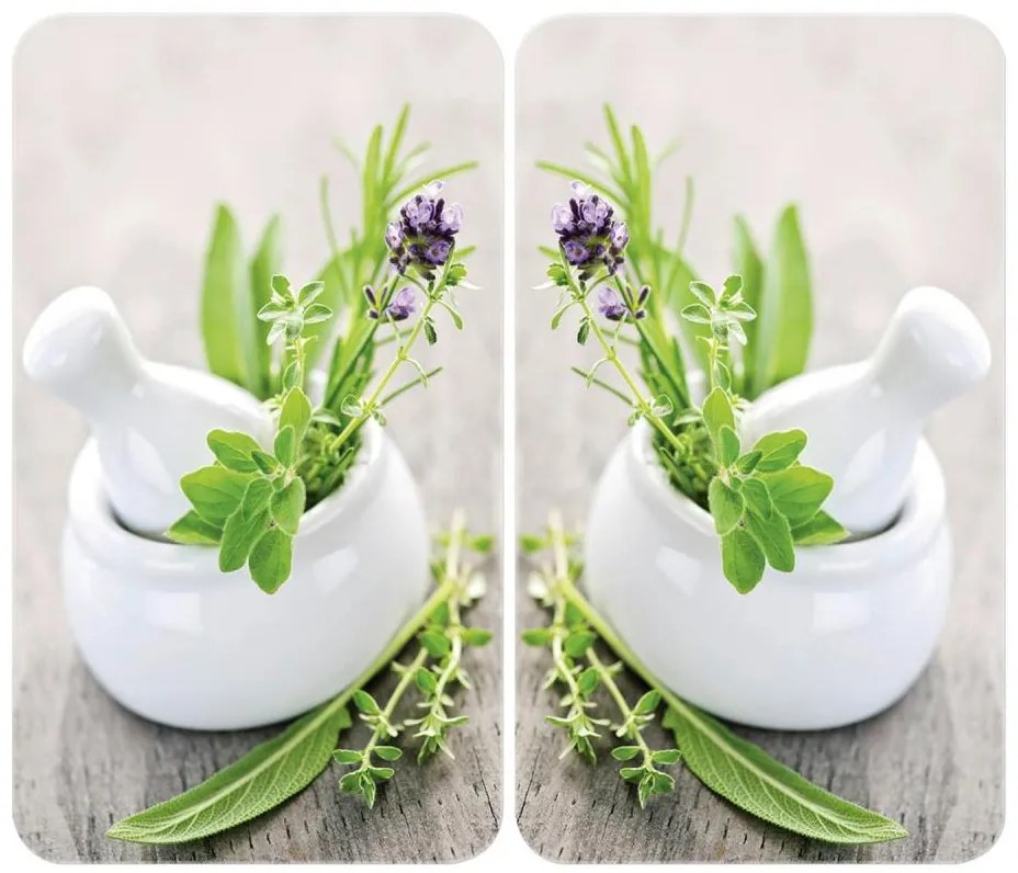 WENKO 2521420100 - Pokrywa płyty grzewczej 52x30 cm wielobarwna/szara/przezroczysta