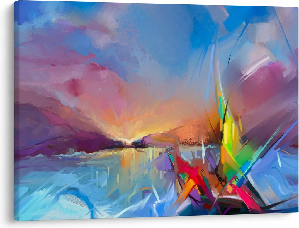 Obraz - Zachód słońca (70x50 cm)