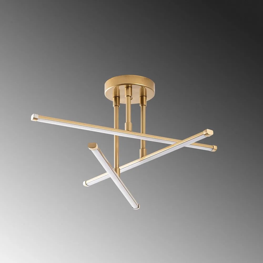 Lampa sufitowa LED w kolorze złota 26x51 cm Umut – Opviq lights
