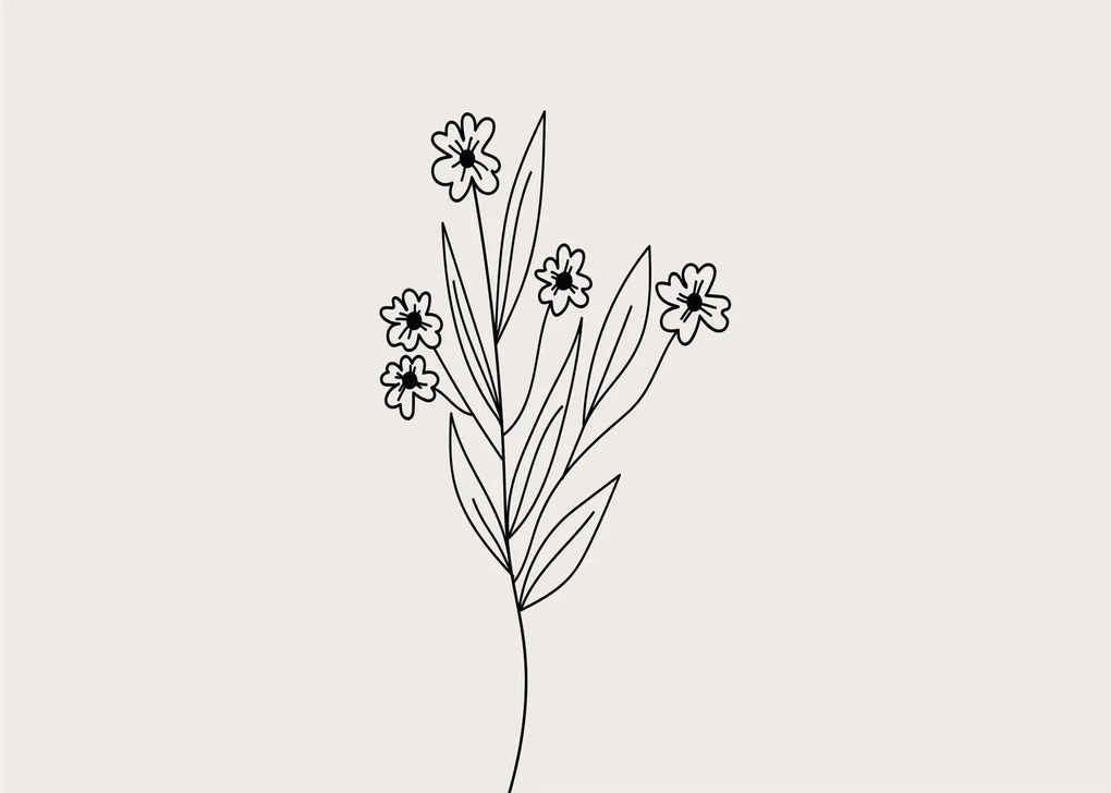 Obraz na szkle - Meadow Flower N⁰1 (70x50 cm)
