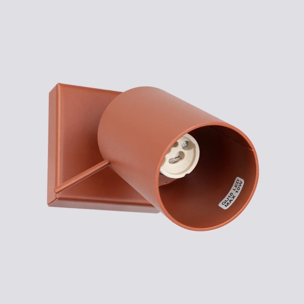 Kinkiet RING ochra czerwona SOLLUX LIGHTING
