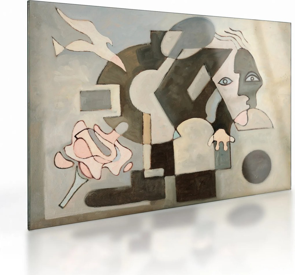 Obraz na szkle - Kubizm (70x50 cm)