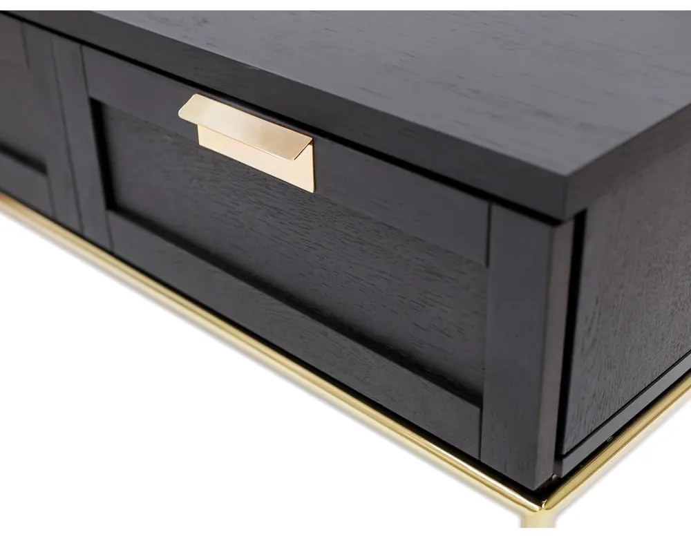Czarna komoda Woodman Pimlico Lowboard