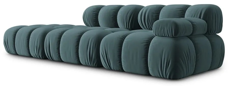 Morska aksamitna sofa 282 cm Bellis – Micadoni Home