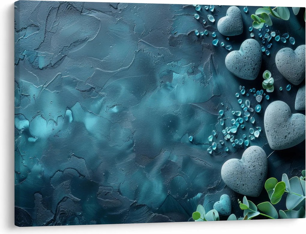 Obraz - Kamienie w kształcie serca (70x50 cm)