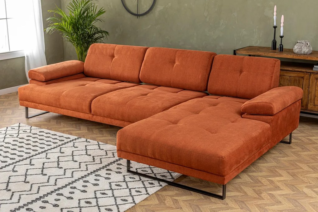 Sofa narożna Mustang Small Right Orange