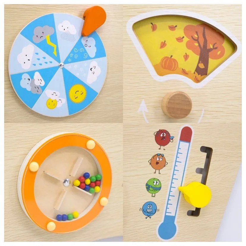 Viga tablica manipulacyjna ścienna łuk montessori