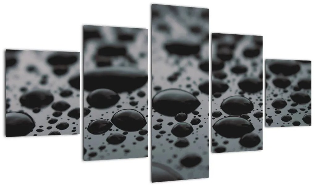Obraz kropli wody (125x70 cm)