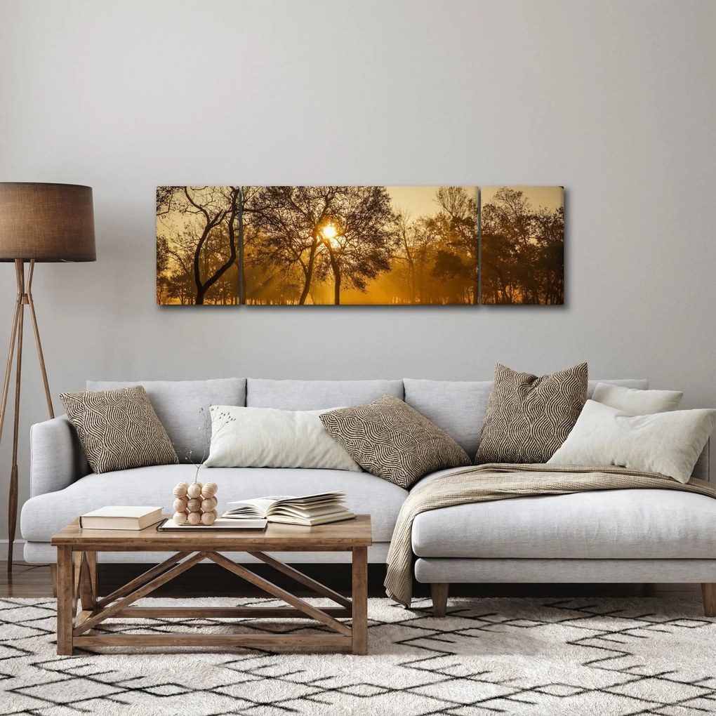 Obraz wschodu słońca (170x50 cm)