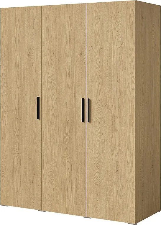 Szafa uchylna Napoli 3D 150 Dąb Cremona (czarny lub złoty uchwyt)